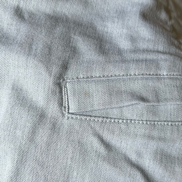 Lululemon Commission Short Qwick Oxford 11" *Relaxed White / Black Sz 36 - Picture 15 of 16